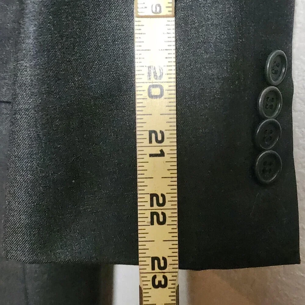 Brooks Brothers Suit Jacket Mens 42 Gray Golden Loro Piana Wool 120s